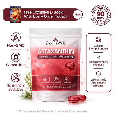 The Super Vitamin | Astaxanthin 12mg Softgels