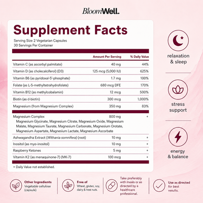 Magnesium Complex for Women | 20-in-1 Formula