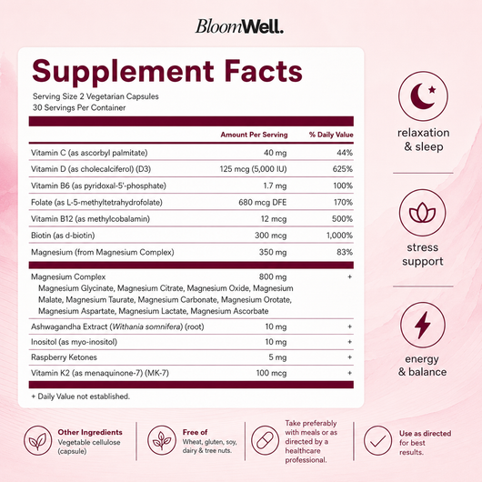 Magnesium Complex for Women | 20-in-1 Formula