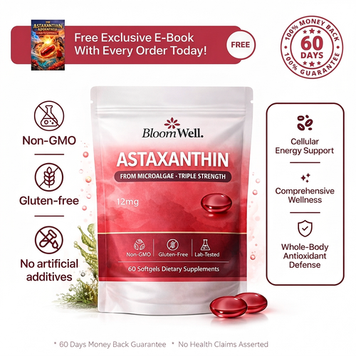 BloomWell.® | Astaxanthin 12mg Softgels